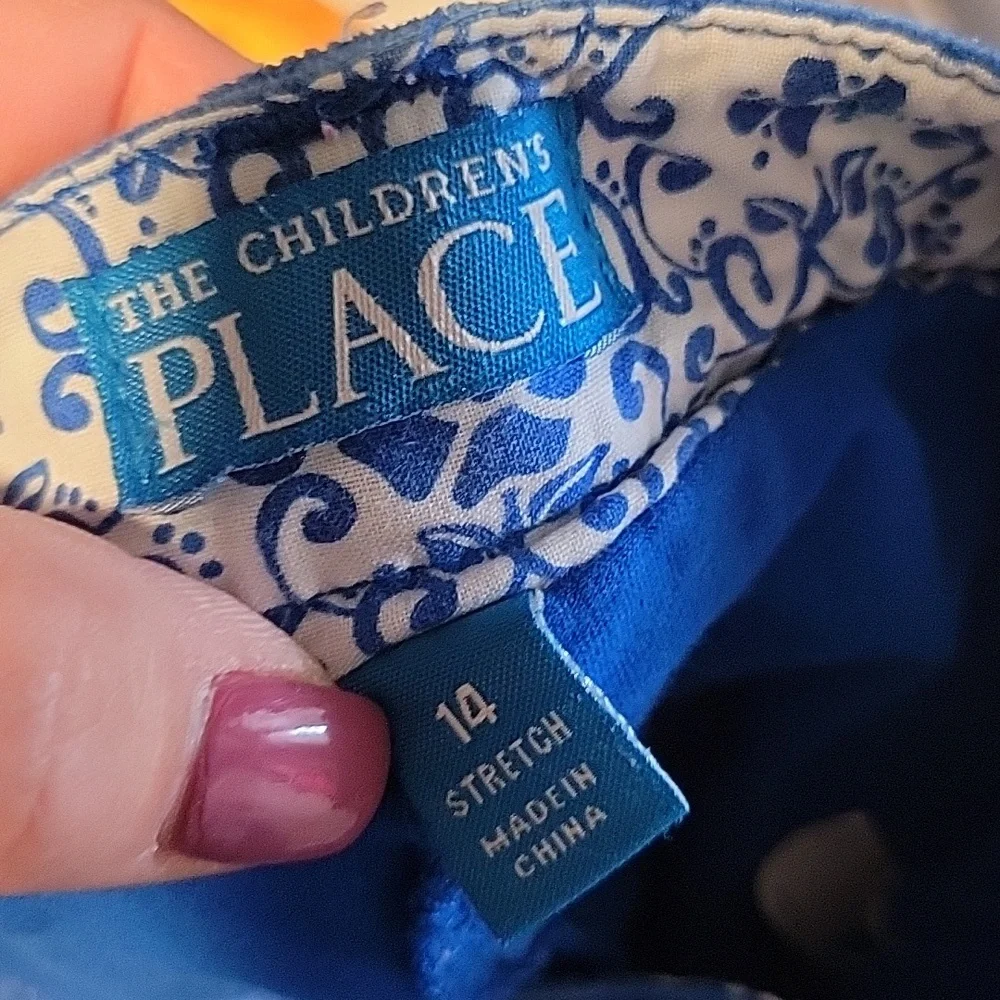 The Children's Place Glitter Stretch Jean Skort